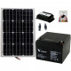Kit aislada SolarPack OGP01 190W 12V /día Fin de semana - Verano
