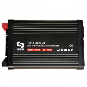 Inversor Tirio 2000-24 2000W 24V con dos tomas Schuko y USB de carga - CONVERSION DEVICES